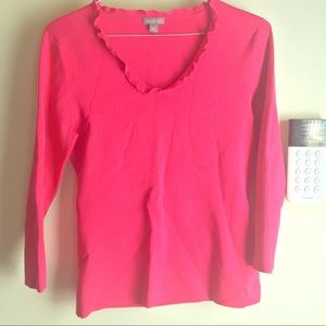 Ann Taylor Loft - Womens 3/4 sleeve Blouse